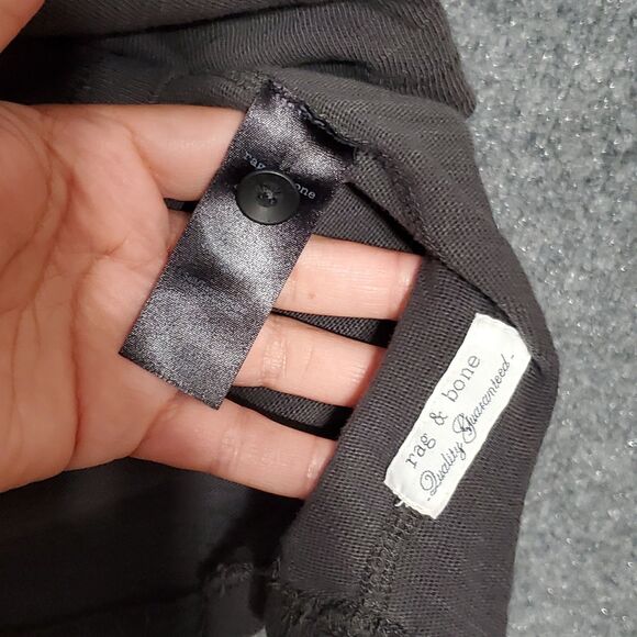 Rag & Bone Henley T-Shirt Mens Size L Grey Short Sleeve Cotton Standard Issue - Picture 4 of 11